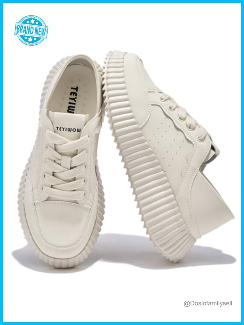 Womens Slip On Sneakers Faux Leather Wide Toe Box Breathable Platform Walking